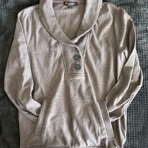 Banana Republic Beige Cowl Neck Sweater